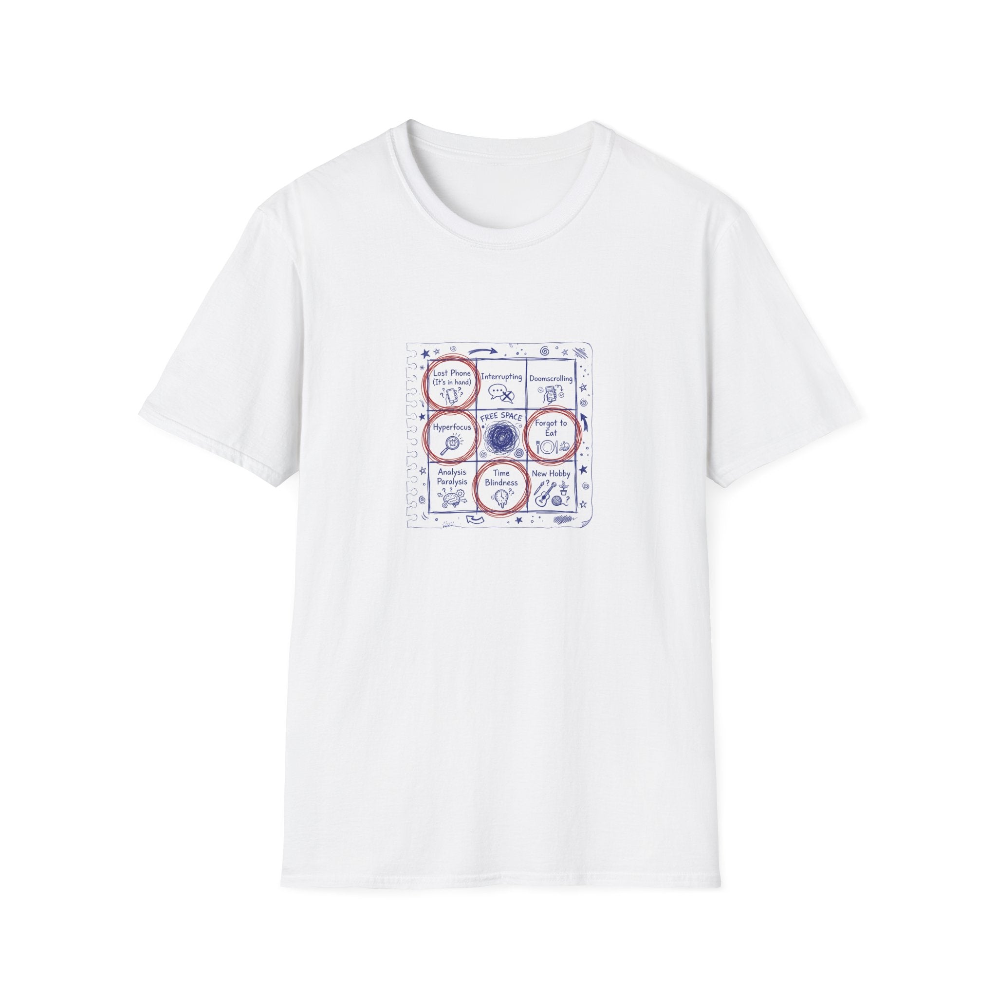 ADHD Bingo T-Shirt