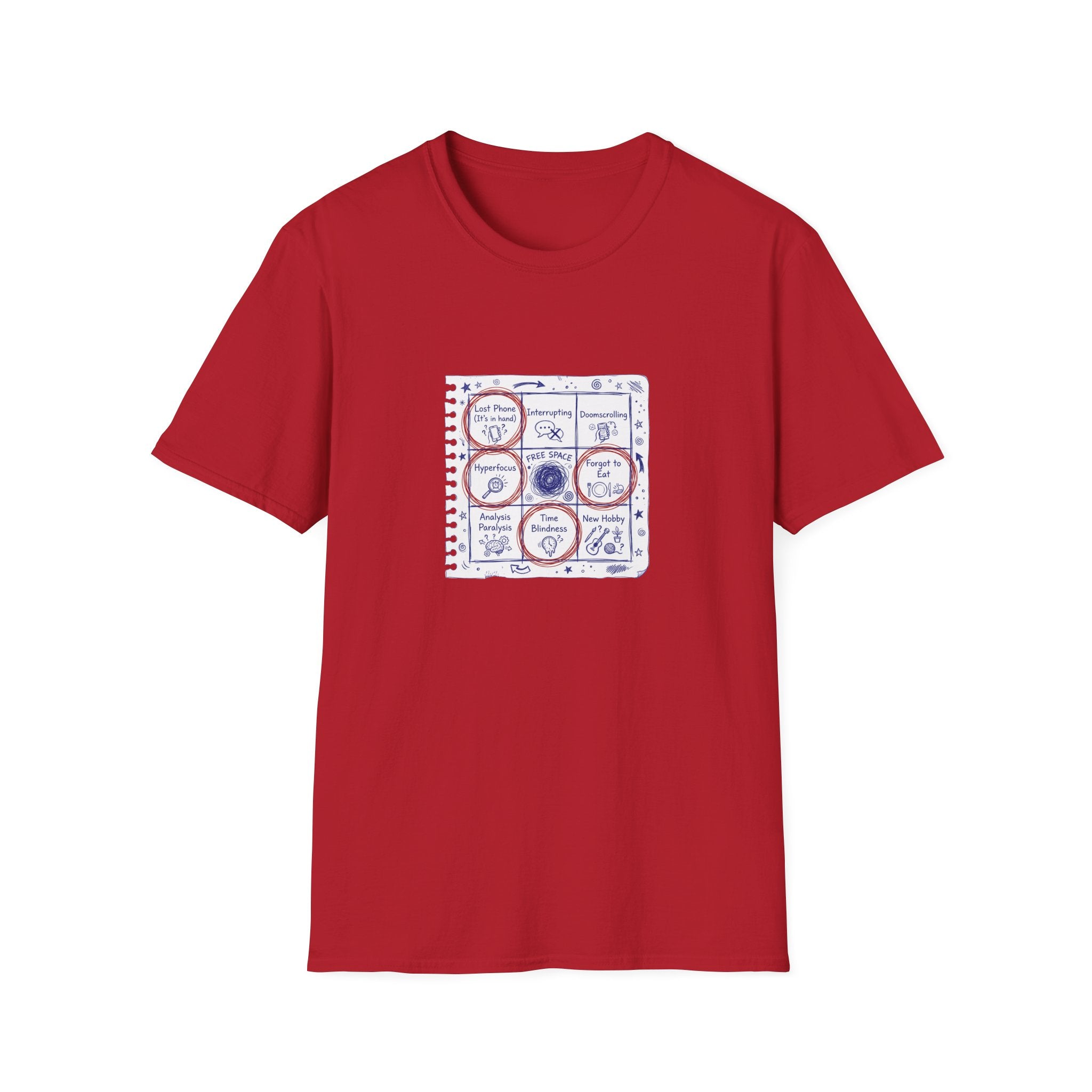 ADHD Bingo T-Shirt