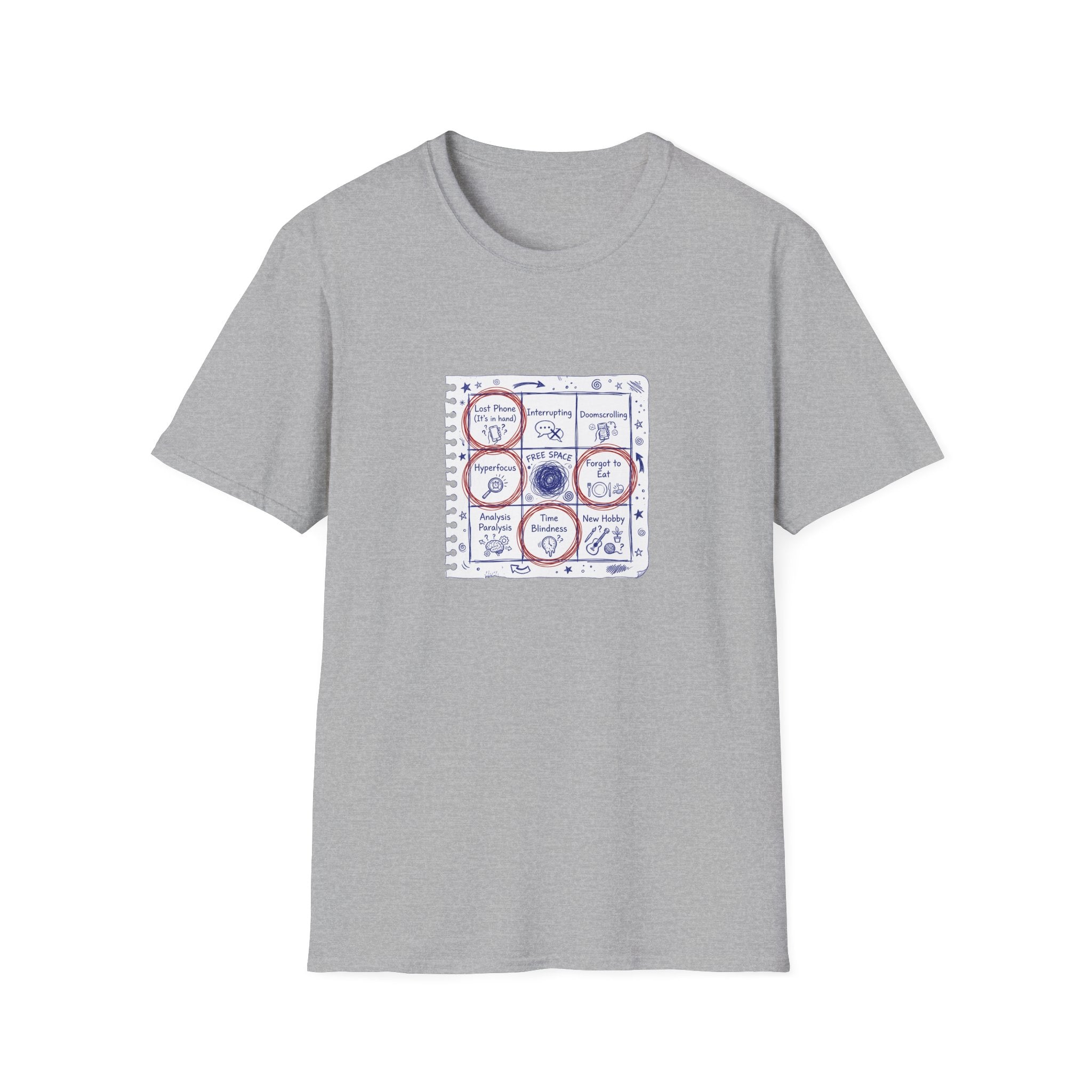ADHD Bingo T-Shirt