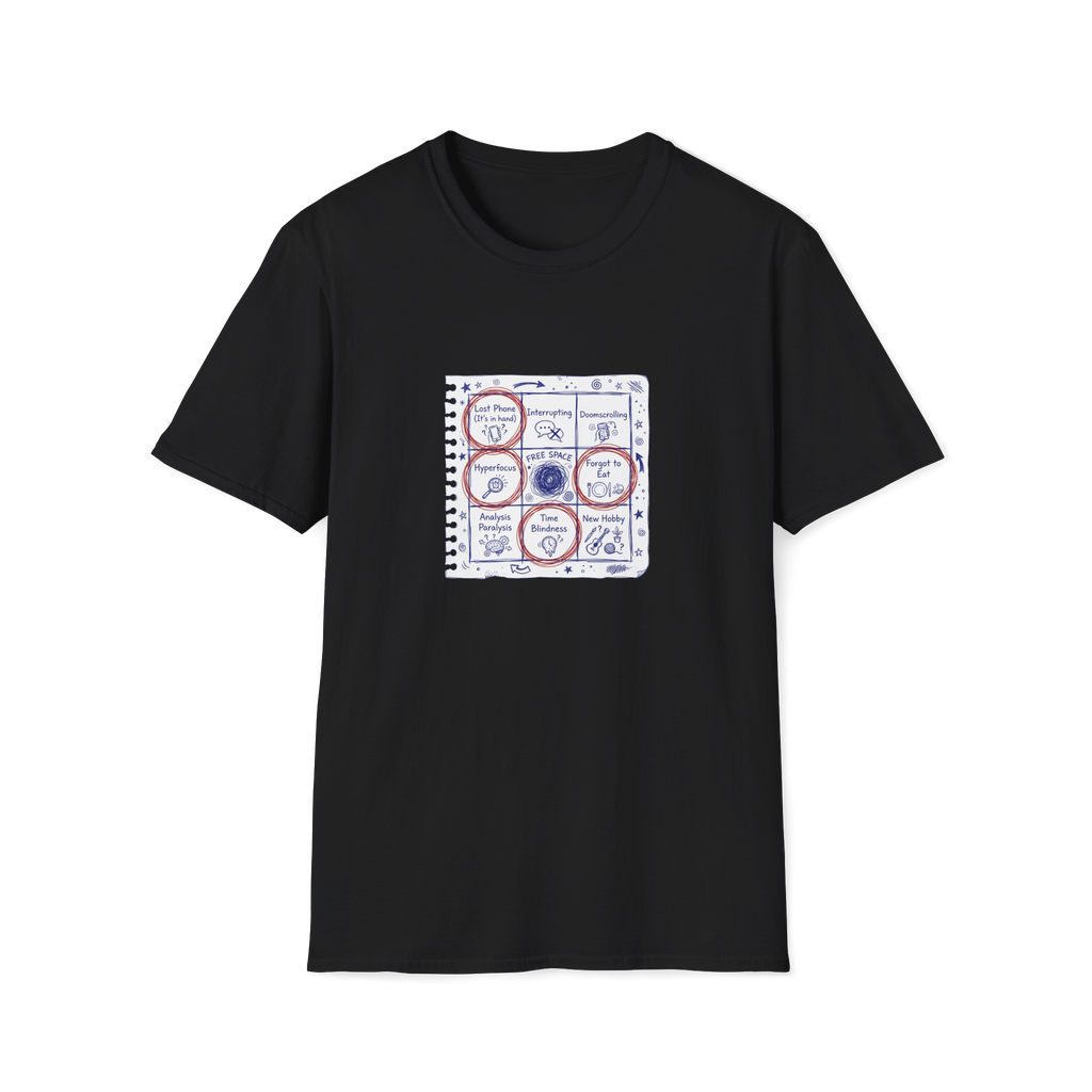 ADHD Bingo T-Shirt