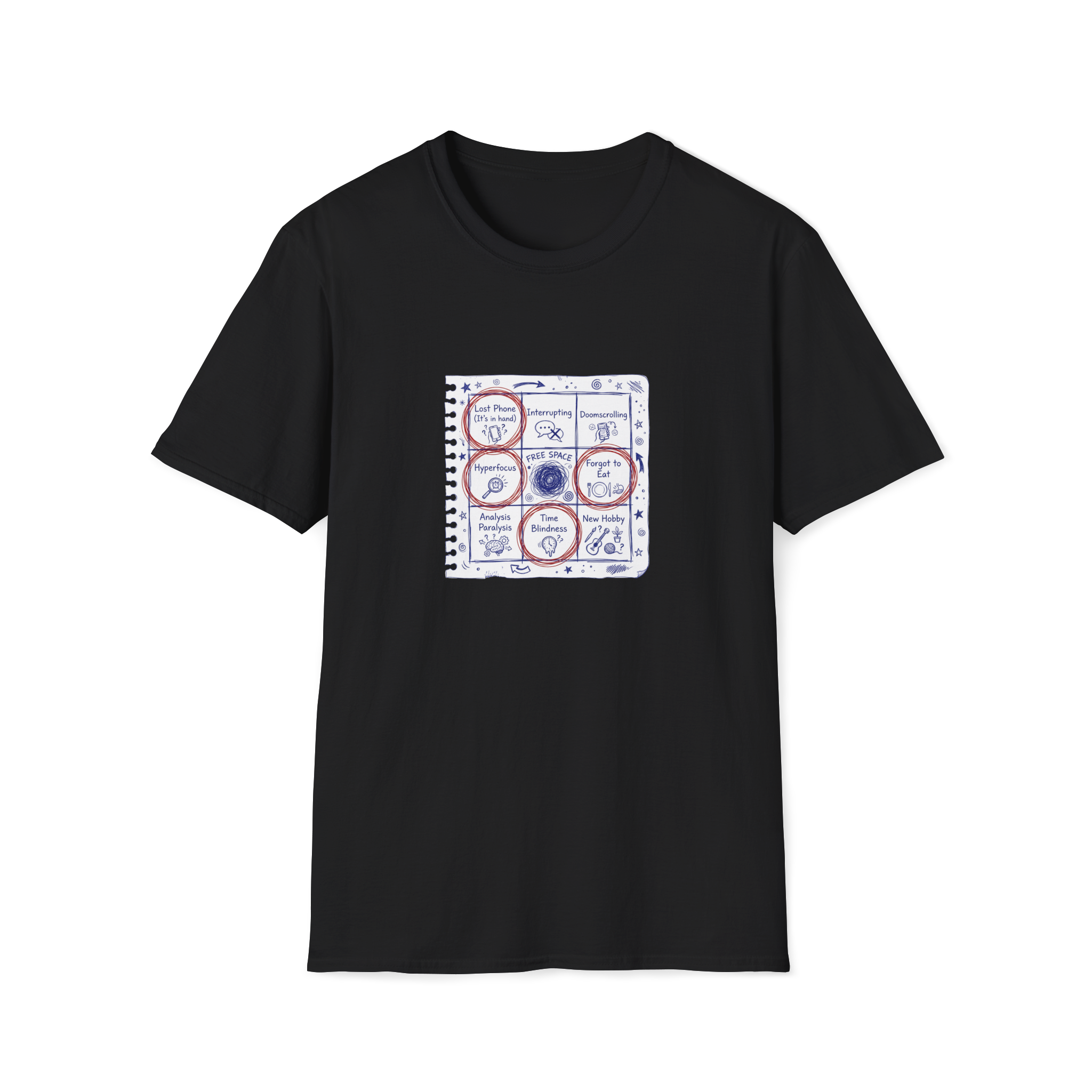 ADHD Bingo T-Shirt