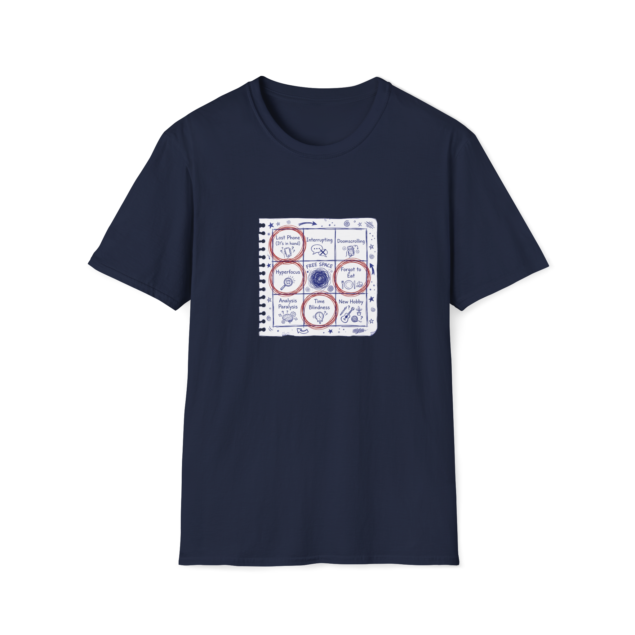 ADHD Bingo T-Shirt
