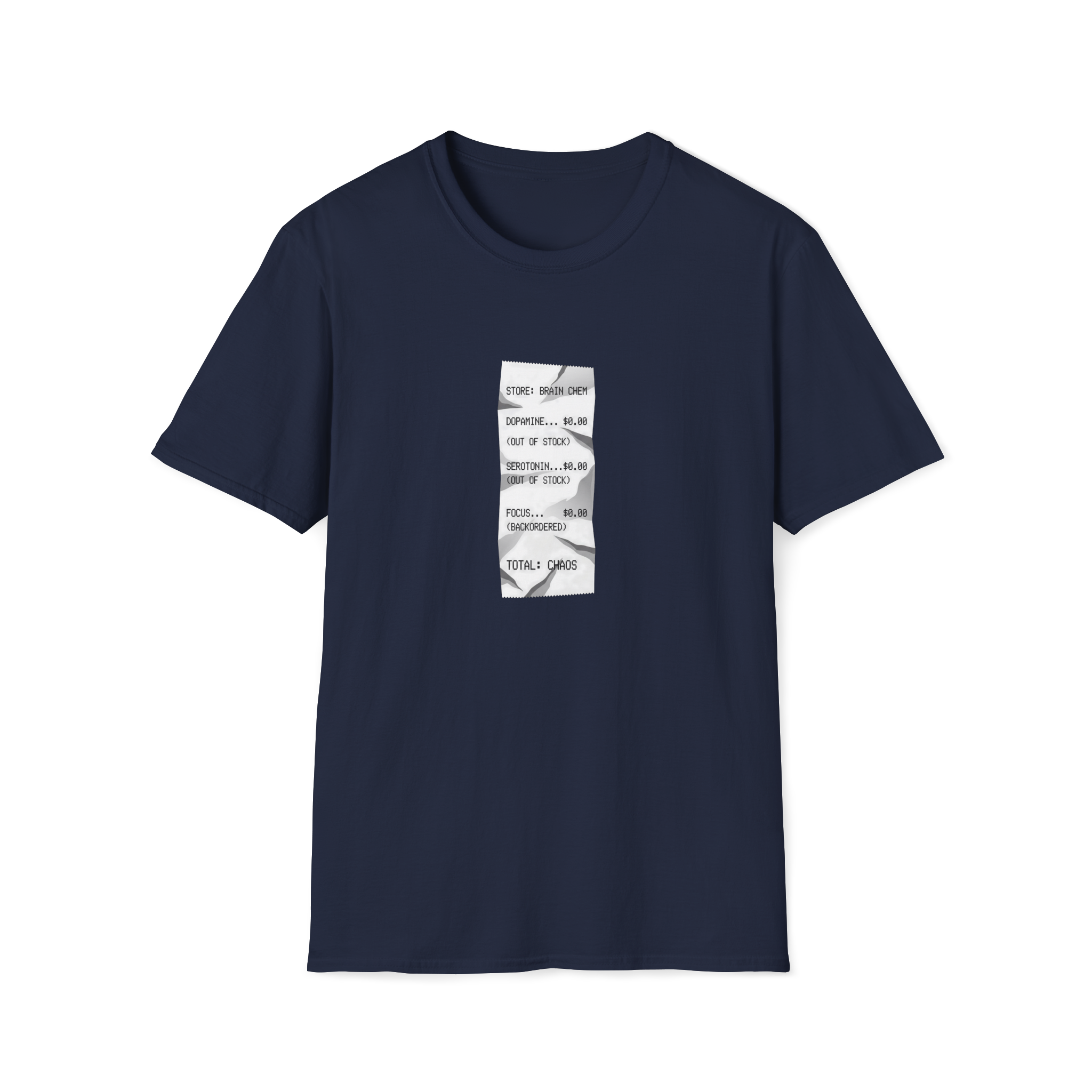 Total: Chaos, Receipt T-Shirt